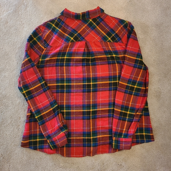 Red Plaid Maurices Flannel - Picture 2 of 4